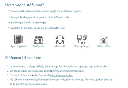Stöðumat grunngildi