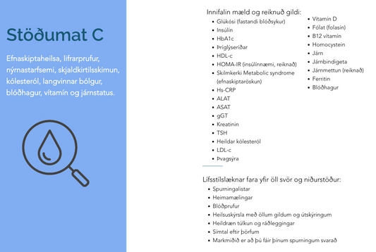 Stöðumat C
